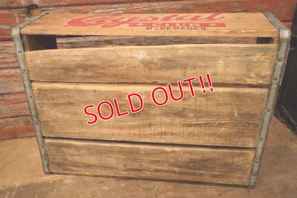 画像7: dp-230101-85 Crystal CLUB BEVAERAGES / Vintage Wood Box