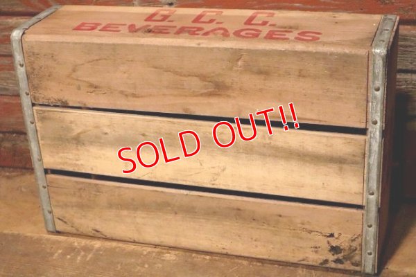画像6: dp-230101-77 G.C.C. BEVAERAGES / Vintage Wood Box