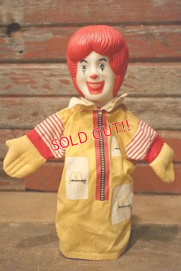 画像1: ct-230101-13 McDonald's / Ronald McDonald 1993 Hand Puppet