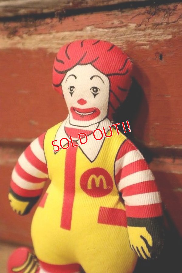 画像2: ct-230101-13 McDonald's / Ronald McDonald 1980's Mini Cloth Doll