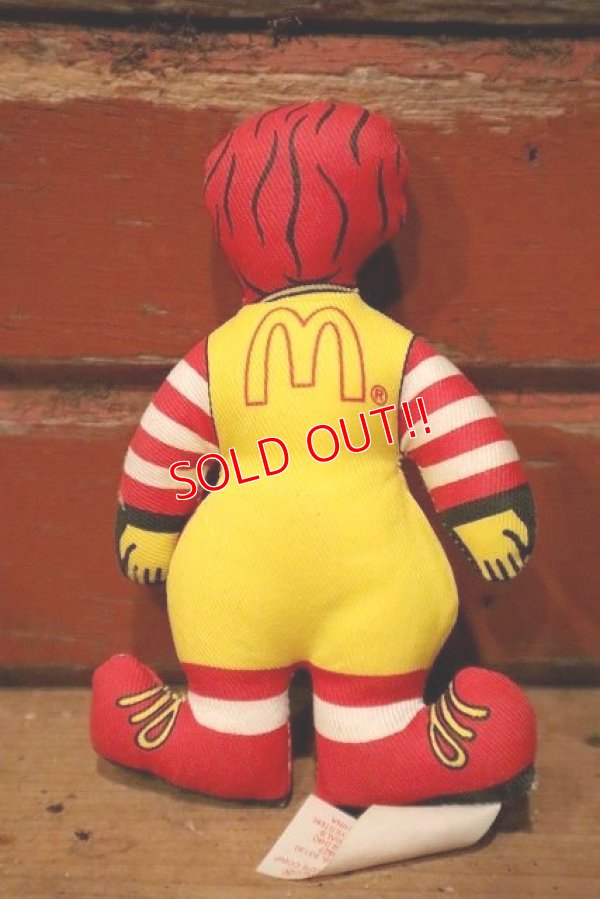 画像3: ct-230101-13 McDonald's / Ronald McDonald 1980's Mini Cloth Doll