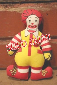 ct-230101-13 McDonald's / Ronald McDonald 1980's Mini Cloth Doll