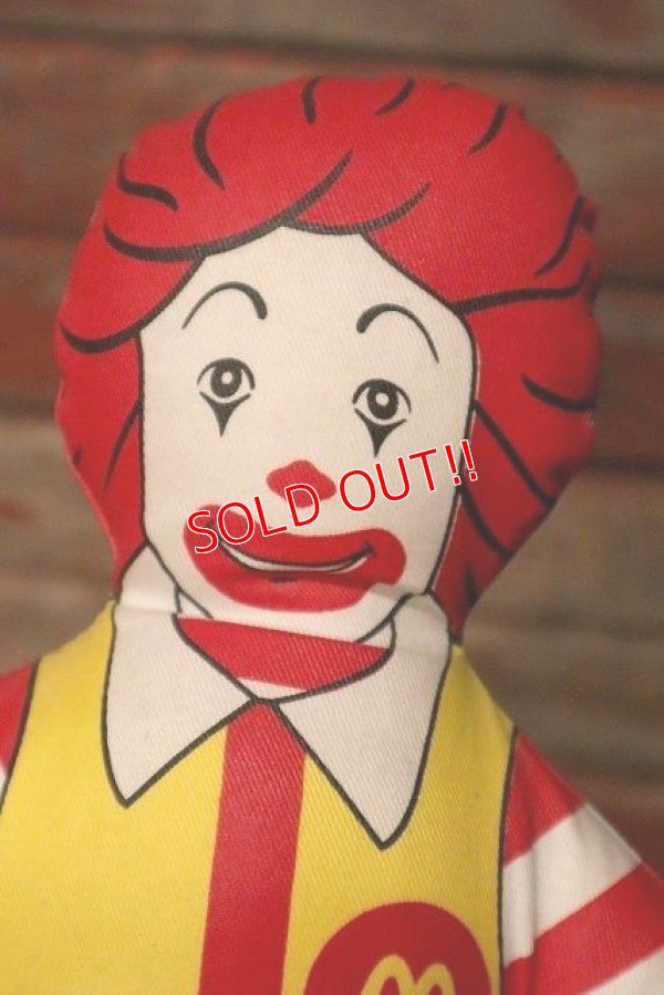 画像2: ct-230101-13 McDonald's / Ronald McDonald 1984 Pillow Doll