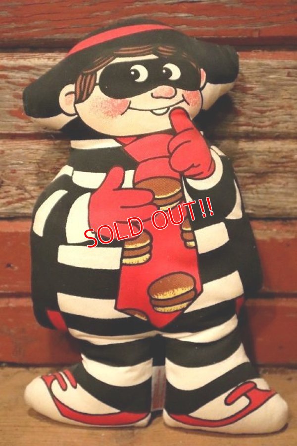 画像1: ct-230101-13 McDonald's / the Hamburglar 1980's Pillow Doll