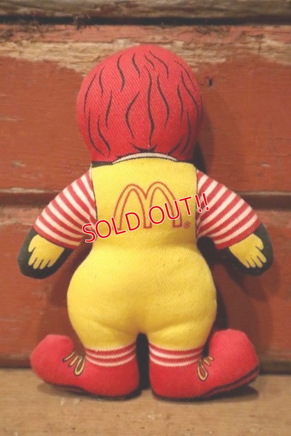 画像3: ct-230101-13 McDonald's / Ronald McDonald 1980's Mini Cloth Doll