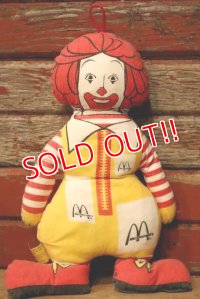 ct-230101-13 McDonald's / Ronald McDonald 1970's Pillow Doll