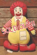 ct-230101-13 McDonald's / Ronald McDonald 1984 Pillow Doll