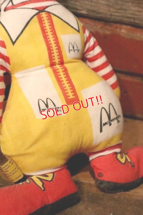 画像3: ct-230101-13 McDonald's / Ronald McDonald 1970's Pillow Doll