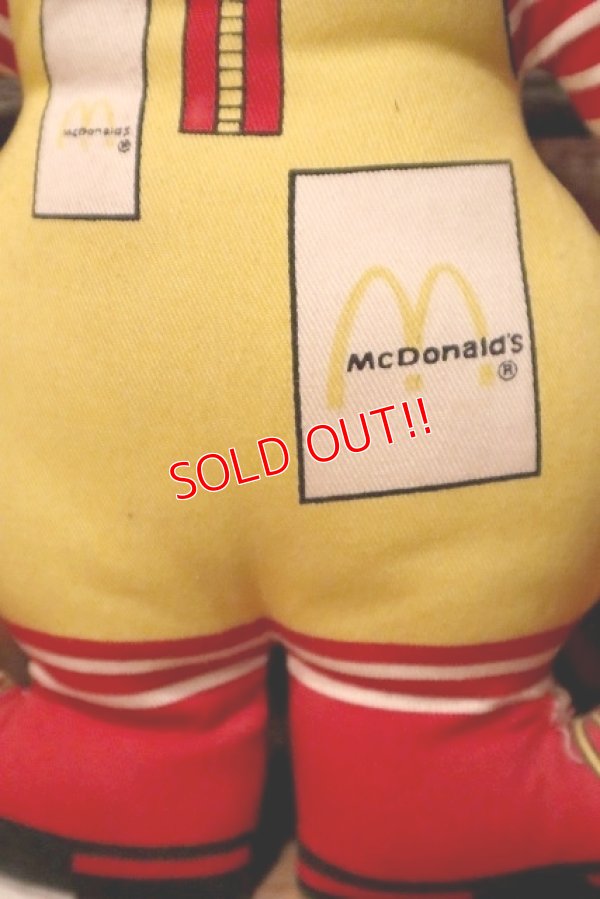画像3: ct-230101-13 McDonald's / Ronald McDonald 1984 Pillow Doll