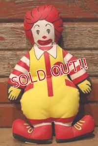 ct-230101-13 McDonald's / Ronald McDonald 1984 Pillow Doll