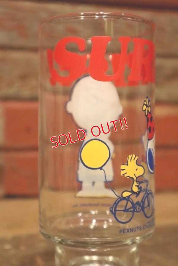 画像4: ct-221201-88 Peanuts / Anchor Hocking 1970's Glass "SURPRISE"