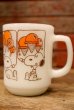 画像1: ct-230101-02 Snoopy / Fire-King 1960's-1970's Mug "Sweets" (1)