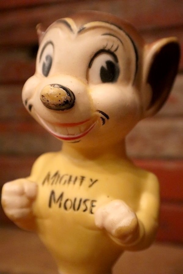 画像2: ct-221201-107 Mighty Mouse / 1950's Rubber Doll