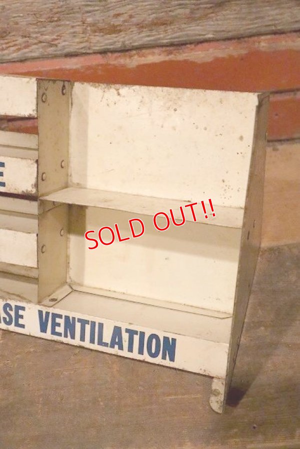 画像4: dp-221201-57 AC / 1960's POSITIVE CRANLCASE VENTILATION Metal Rack