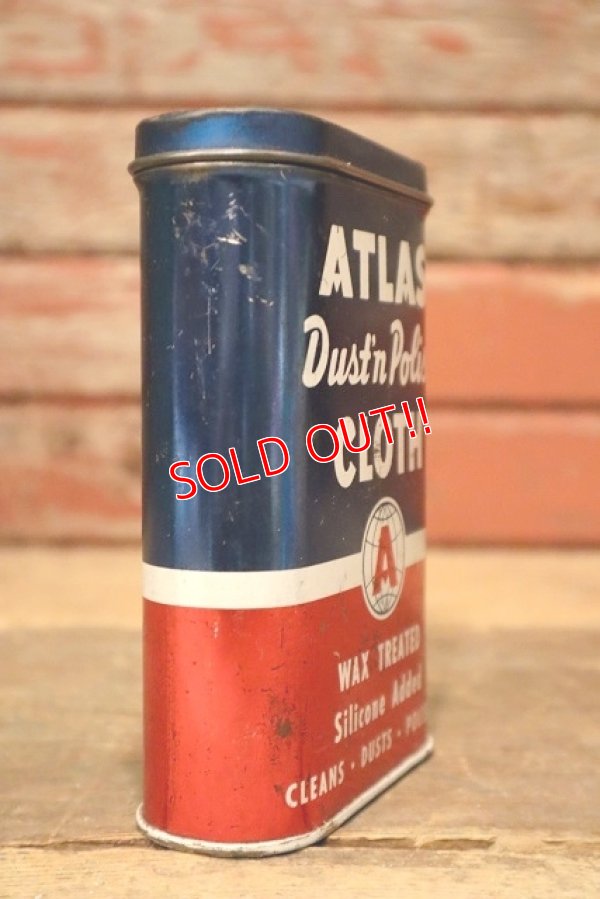 画像4: dp-221201-42 ATLAS / 1950's Polishing Cloth Can
