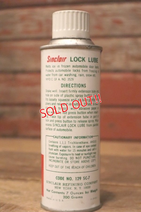 画像3: dp-230101-84 Sinclair / Lock Lube Freezing Spray Can