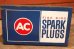 画像2: dp-221201-54 AC Spark Plugs / 1960's Metal Rack Sign (2)