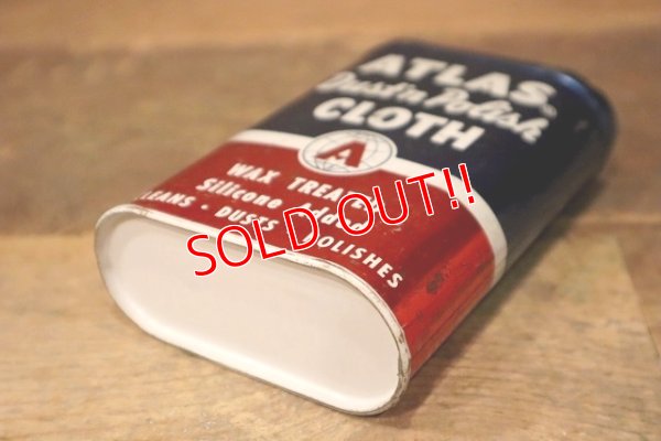 画像9: dp-221201-42 ATLAS / 1950's Polishing Cloth Can