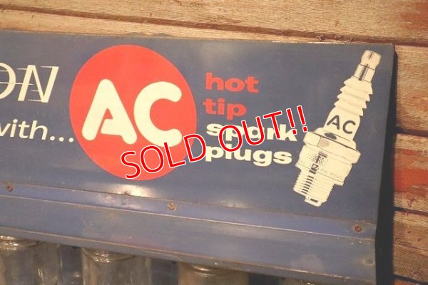 画像2: dp-230101-62 AC Spark Plugs / 1960's Metal Display