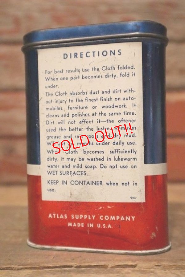 画像5: dp-221201-42 ATLAS / 1950's Polishing Cloth Can