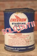 dp-230101-25 CHEVRON / 1950's Starting Fluid Can