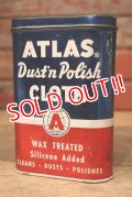 dp-221201-42 ATLAS / 1950's Polishing Cloth Can