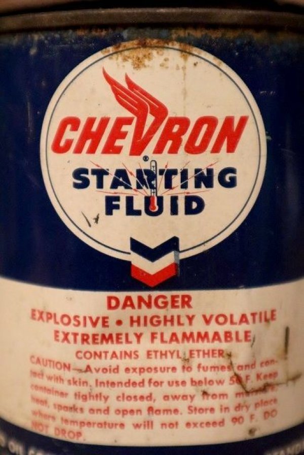 画像2: dp-230101-25 CHEVRON / 1950's Starting Fluid Can