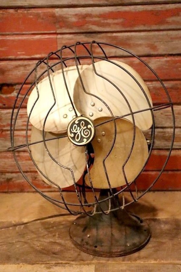画像1: dp-230101-79 GENERAL ELECTRIC / 1930's Metal Electric Fan