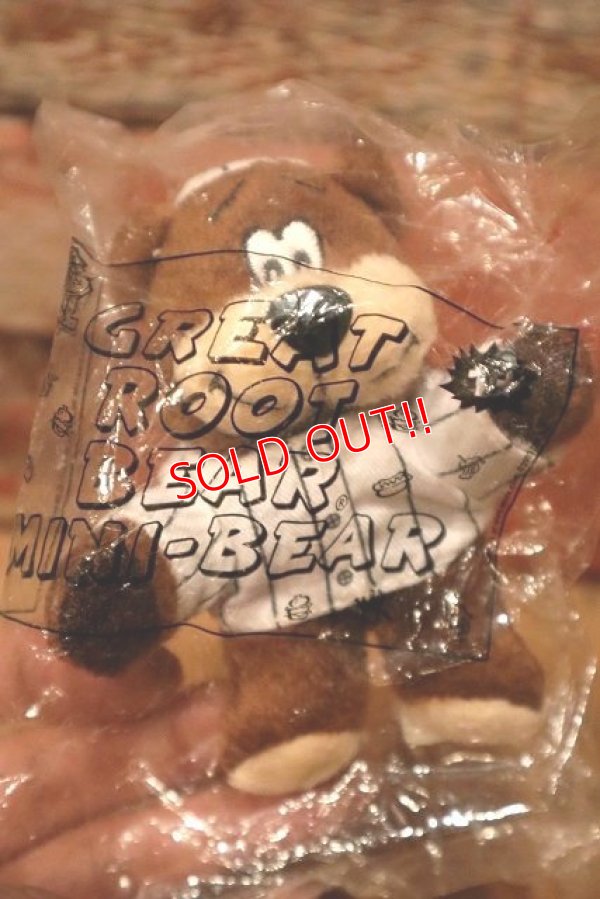 画像1: ct-230101-21 A&W / Great Root Bear 2003 mini Plush Doll