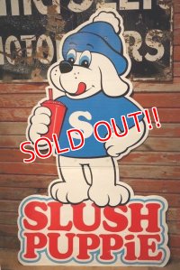 ct-221201-95 SLUSH PUPPiE / 1990's Cardboard Sign