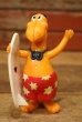 画像1: ct-221201-49 KRAFT / Cheesasaurus 1992 Rex Bendy Figure "Surfin" (1)