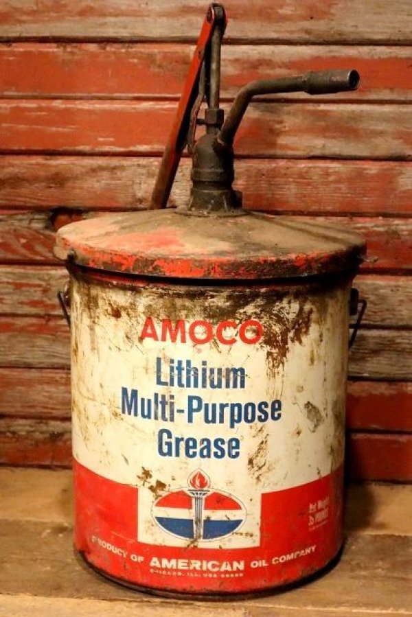 画像1: dp-230101-41 AMOCO / 1960's 5 U.S. GALLONS OIL CAN