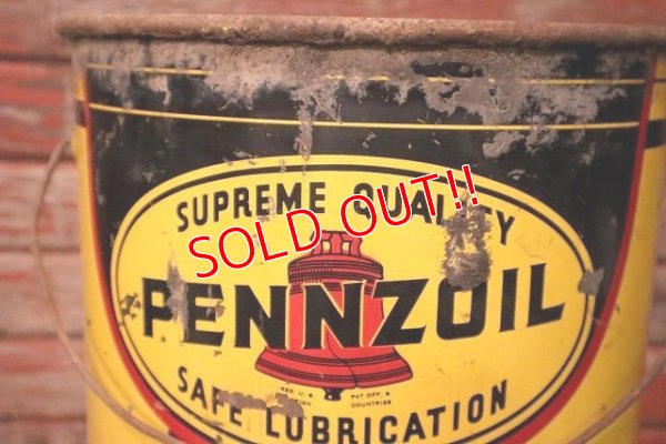 画像4: dp-230101-04 PENNZOIL / 1960's-1970's 5 U.S. GALLONS OIL CAN