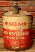 dp-230101-50 Sinclair / 1950's 5 U.S. GALLONS OIL CAN