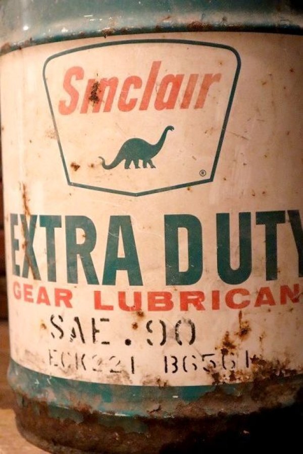 画像2: dp-230101-59 Sinclair EXTRA DUTY / 1960's 5 U.S. GALLONS OIL CAN