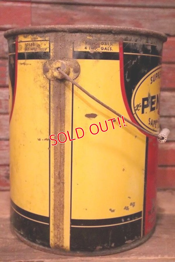 画像6: dp-230101-04 PENNZOIL / 1960's-1970's 5 U.S. GALLONS OIL CAN