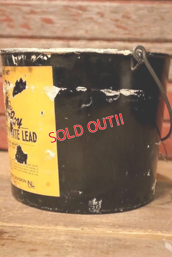 画像4: dp-230101-98 Dutch Boy / 1960's 〜Soft Paste White Lead Bucket