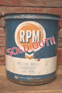 dp-230101-03 RPM / 1960's 5 U.S. GALLONS OIL CAN
