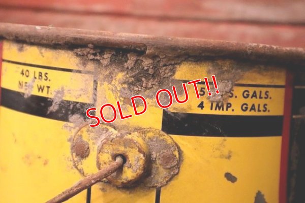 画像8: dp-230101-04 PENNZOIL / 1960's-1970's 5 U.S. GALLONS OIL CAN