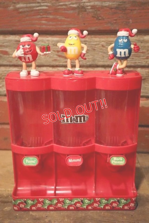 画像1: ct-230101-15 Mars / M&M's Christmas Triple Dispenser