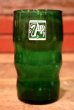 画像1: dp-230101-99 7up / Anchor Hocking Forest Green 1950's-1960's Tumbler (1)