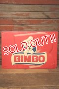 dp-230201-12 BIMBO / Osito Bimbo Plastic Sign
