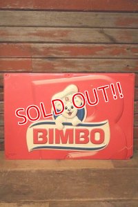 dp-230201-12 BIMBO / Osito Bimbo Plastic Sign
