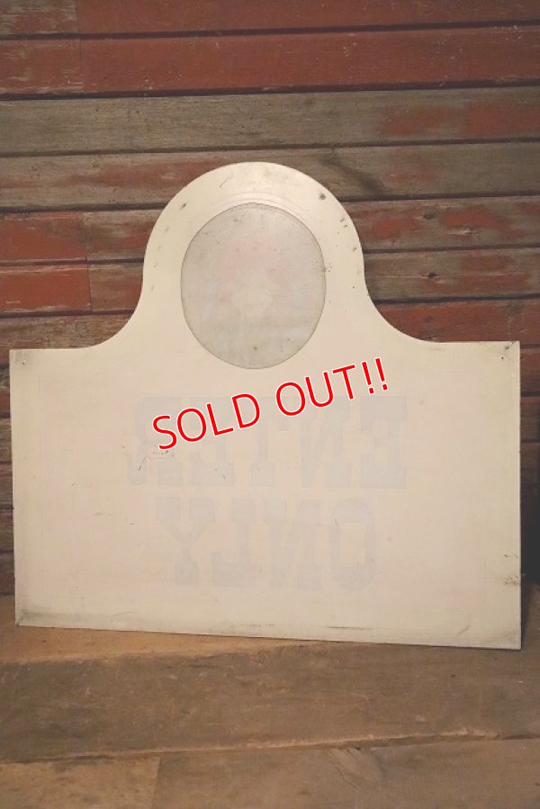 画像8: dp-230201-03 WENDY'S / Drive-Thru Sign "ENTER ONLY"