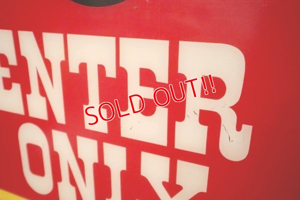 画像3: dp-230201-03 WENDY'S / Drive-Thru Sign "ENTER ONLY"