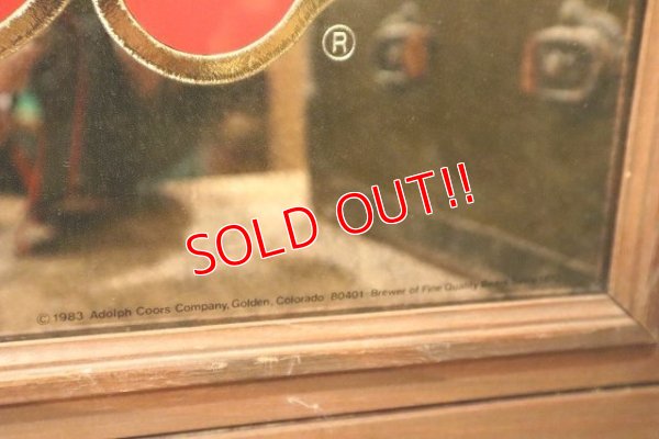 画像4: dp-230101-52 Coors BEER / 1983 Pub Mirror