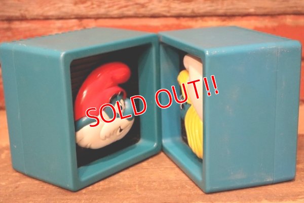 画像4: ct-221201-46 Papa Smurf & Smurfette / 1980's Speakers Set