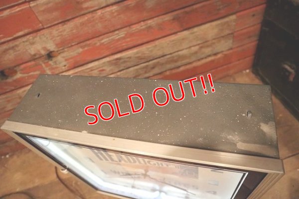 画像12: dp-230101-44 HEADLIGHT WORK CLOTHES 1940's Advertising Neon Clock