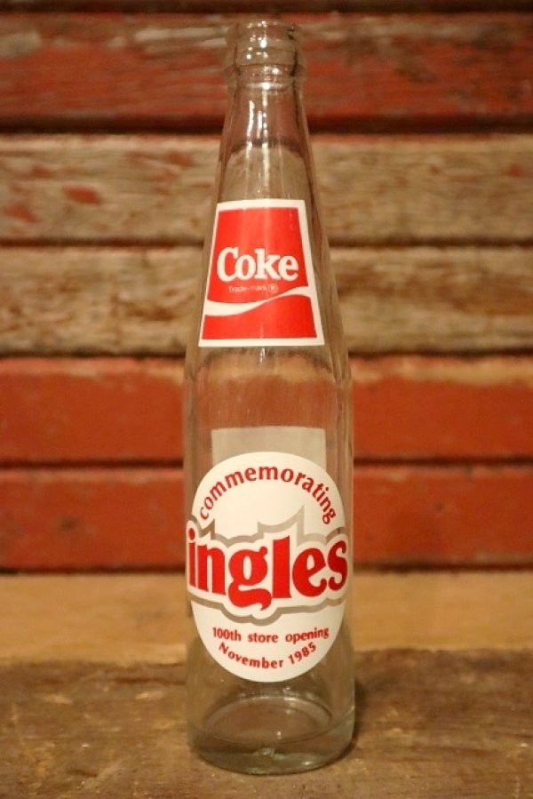 画像1: dp-230101-65 ingles 100th Store Opening / 1985 Coca Cola Bottle