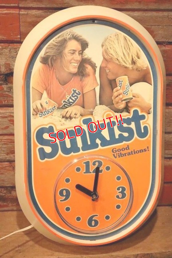画像1: dp-230201-02 Sunkist / 1980's Wall Clock